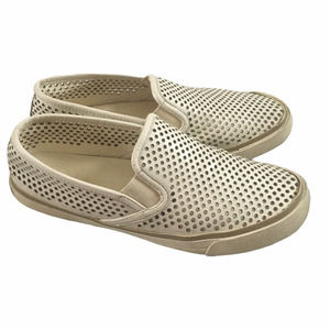 Tory Burch Women's Loafers White Leather Flats 6.5